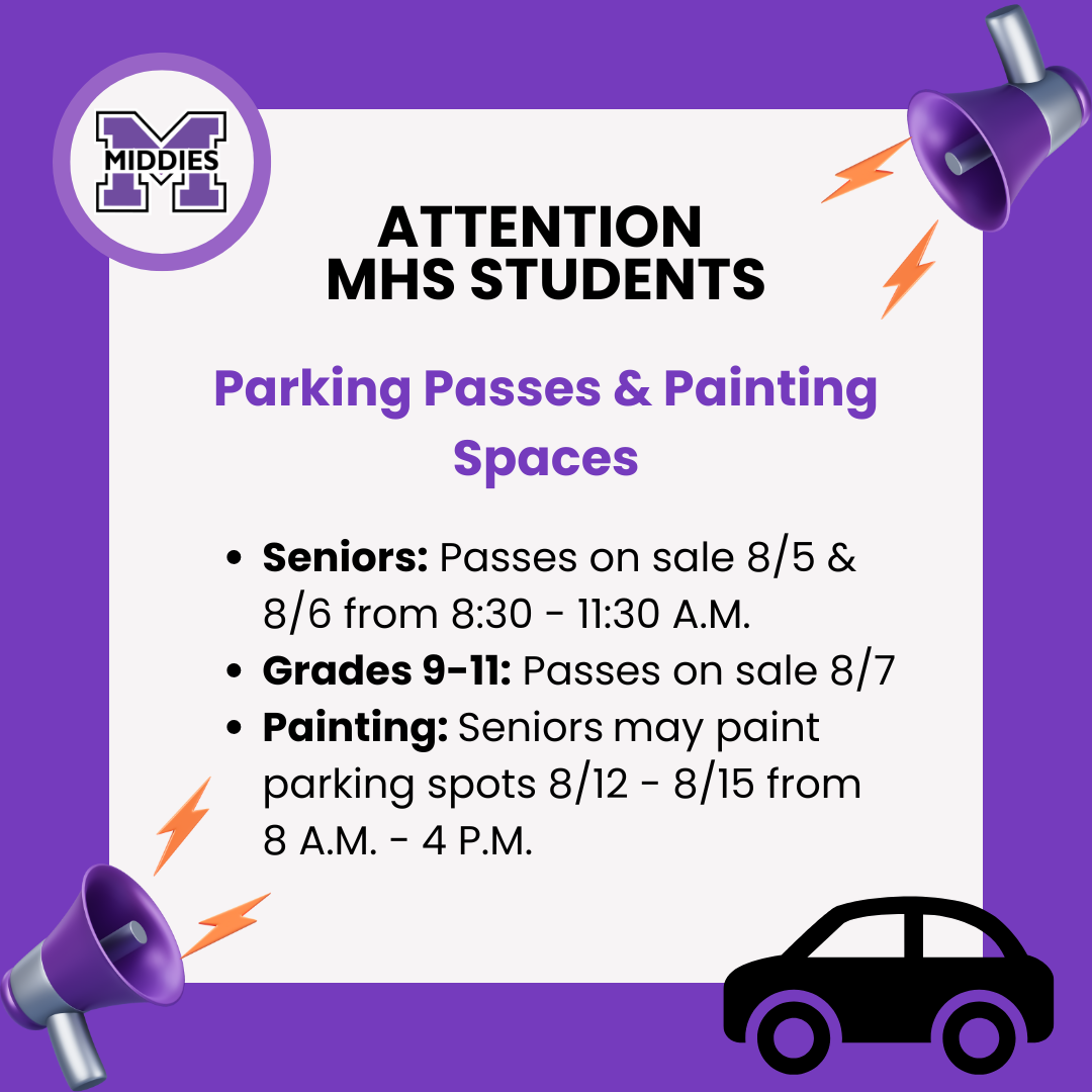 Parking Passes and painting spaces graphic